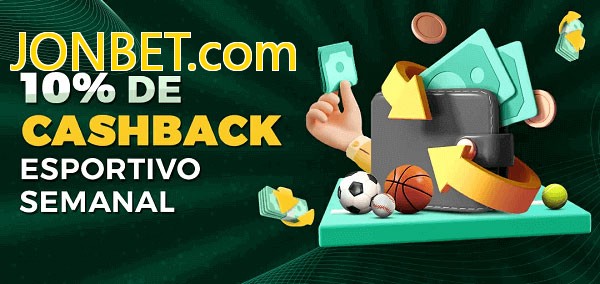 10% de bônus de cashback na JONBET.com